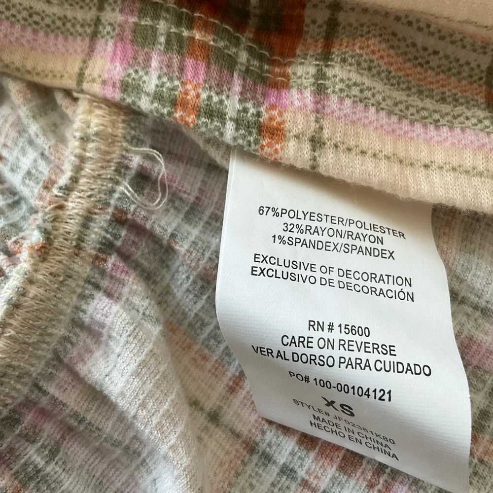 New Daisy and Delilah Stitch Fix Alenna Brown Tan Square Neck Top New With Tags